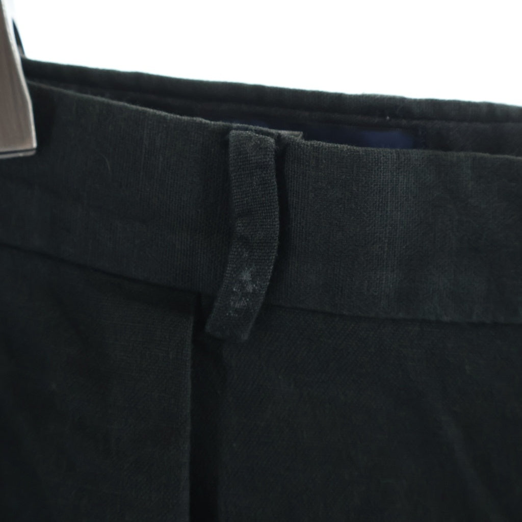 POLO RALPH LAUREN(ポロラルフローレン) 90s Black linen slacks ブラックリネン スラックス