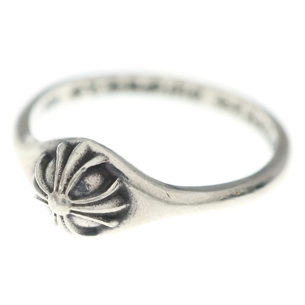 CHROME HEARTS(クロムハーツ) BUBBLGM MINI HALF CRSBL バブルガムクロスボール リング シルバー
