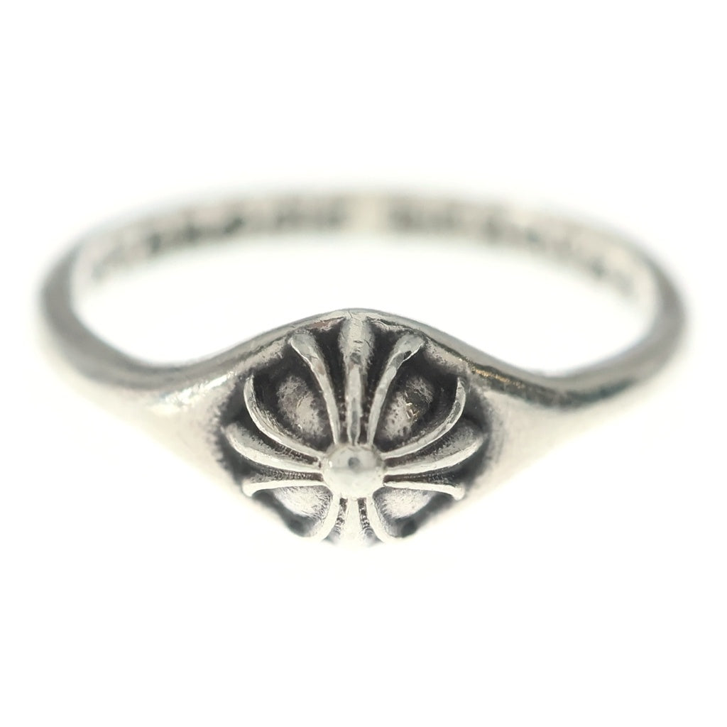 CHROME HEARTS(クロムハーツ) BUBBLGM MINI HALF CRSBL バブルガムクロスボール リング シルバー