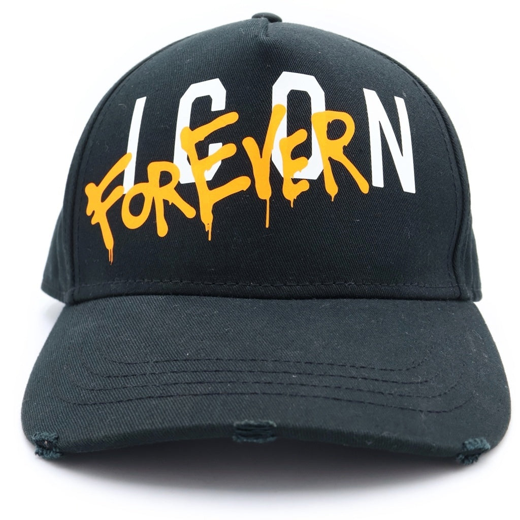 DSQUARED2(ディースクエアード) ICON FOREVER LOGO アイコンフォーエバーロゴ ベースボールキャップ ブラック