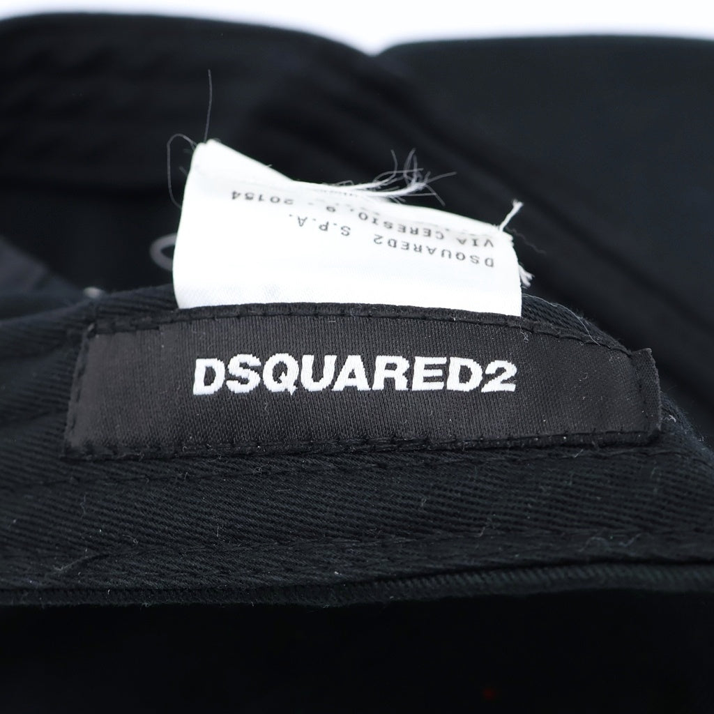 DSQUARED2(ディースクエアード) ICON FOREVER LOGO アイコンフォーエバーロゴ ベースボールキャップ ブラック