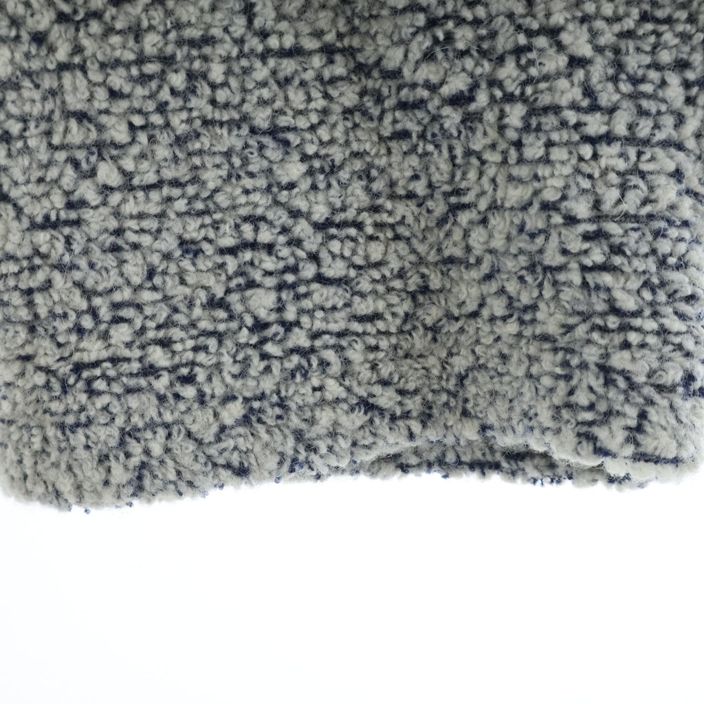 STUSSY(ステューシー) 24AW WOOL BLEND SHERPA PULLOVER シェルパ スキッパー 118566 ボア プルオーバーシャツ グレー