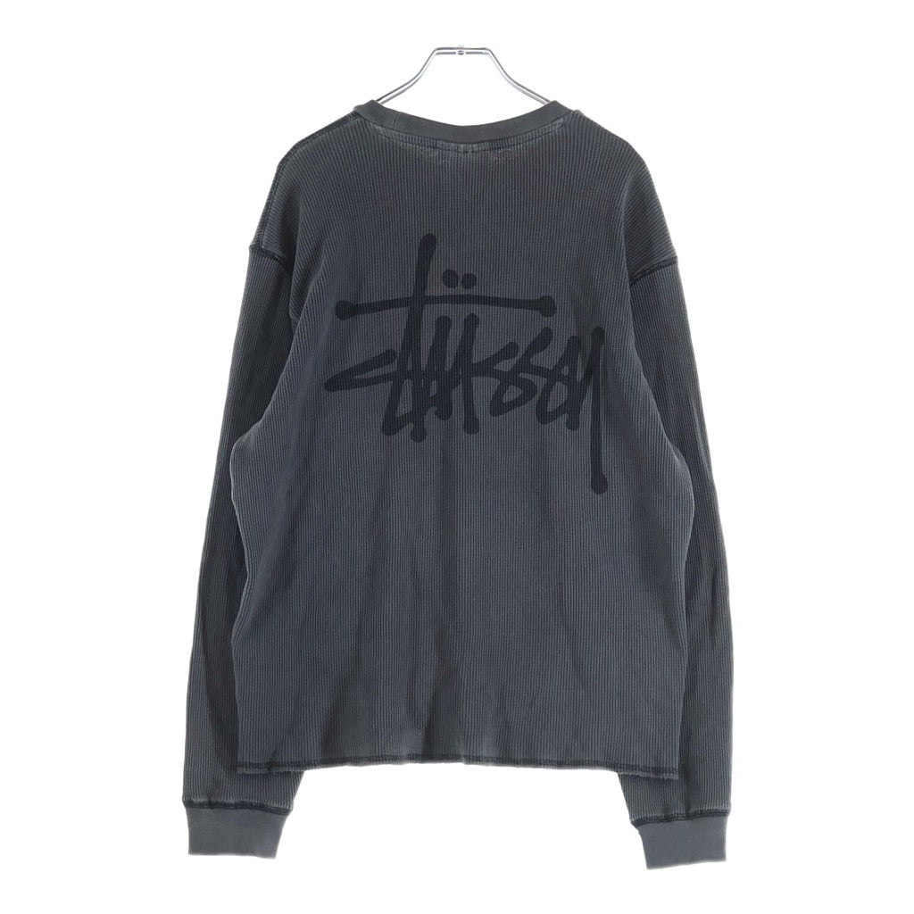 STUSSY(ステューシー) Thermal long sleeve tee サーマル ロングスリーブ 1140314 グレー