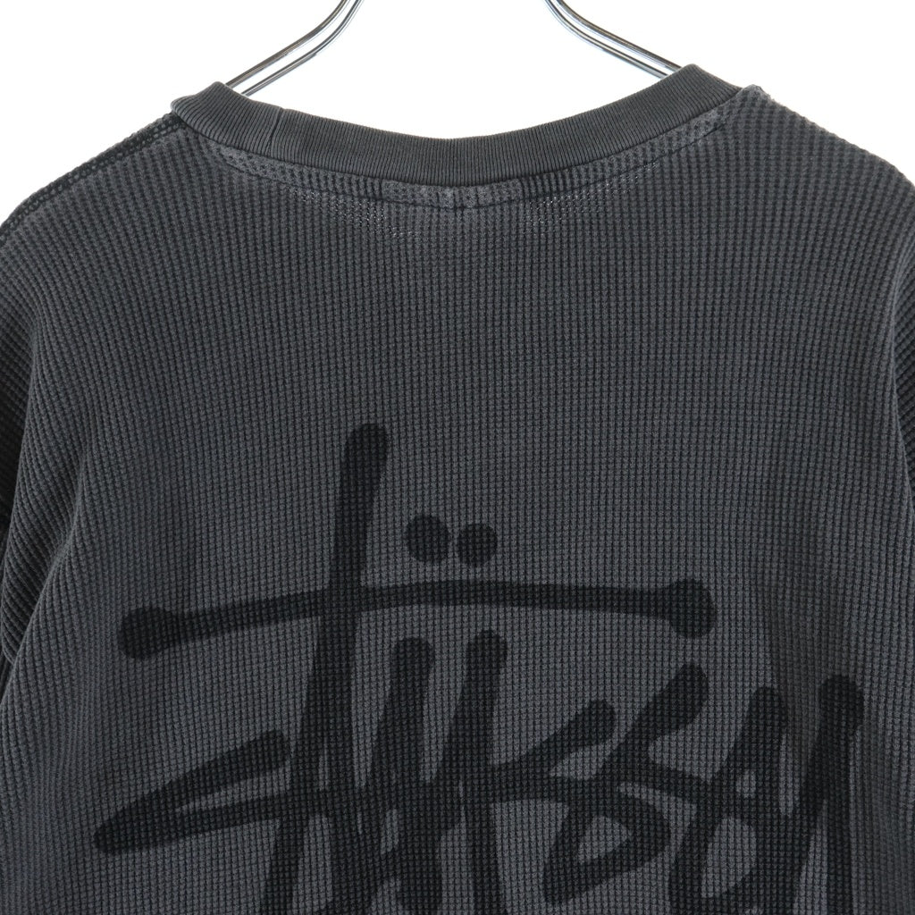 STUSSY(ステューシー) Thermal long sleeve tee サーマル ロングスリーブ 1140314 グレー