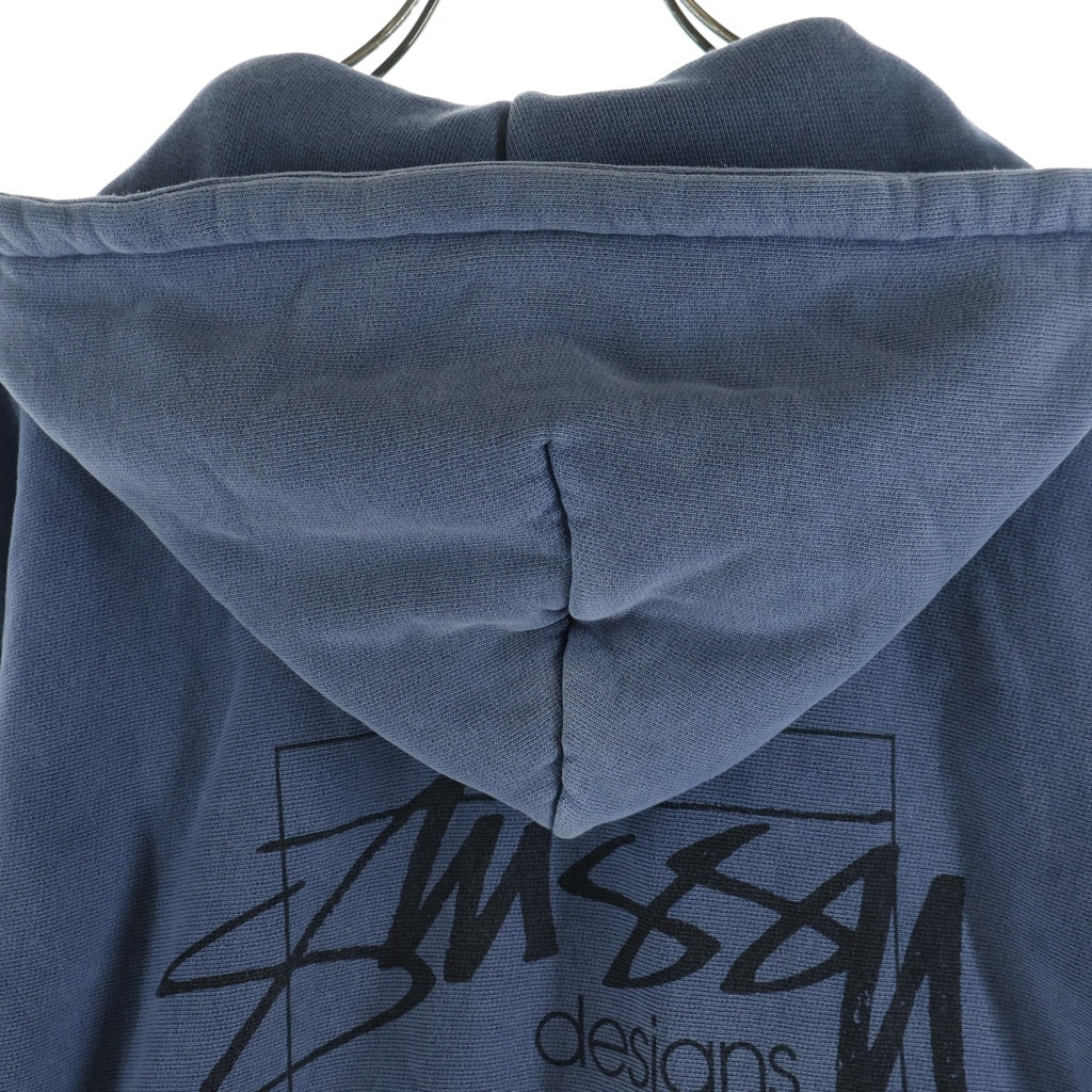STUSSY(ステューシー) Modern Age Zip Hoodie モダンエイジ ジップフーディ 1975079 ブルー