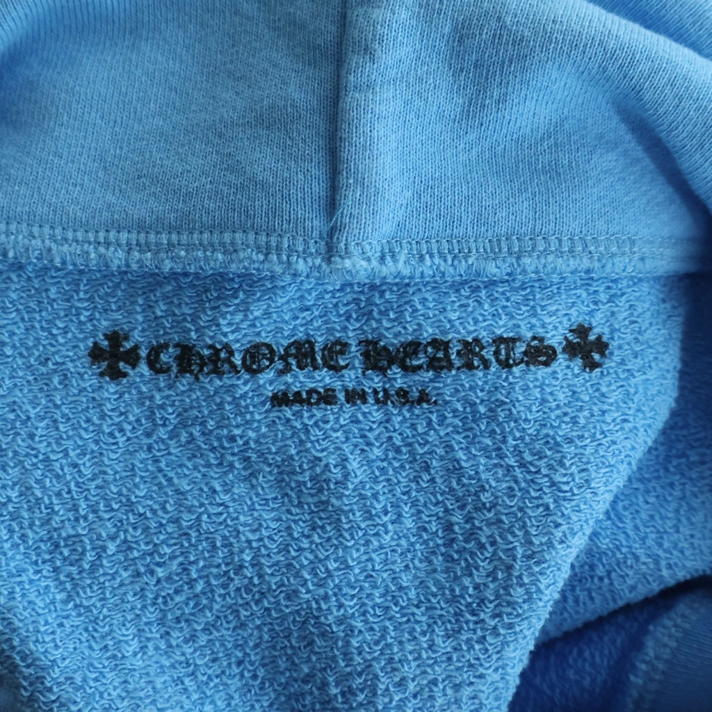 CHROME HEARTS(クロムハーツ) 24SS ×MATTY BOY BRAIN NEW PULLOVER HOODIE マッティボーイ ブレインニュー プリントフーディー プルオーバーパーカー ブルー