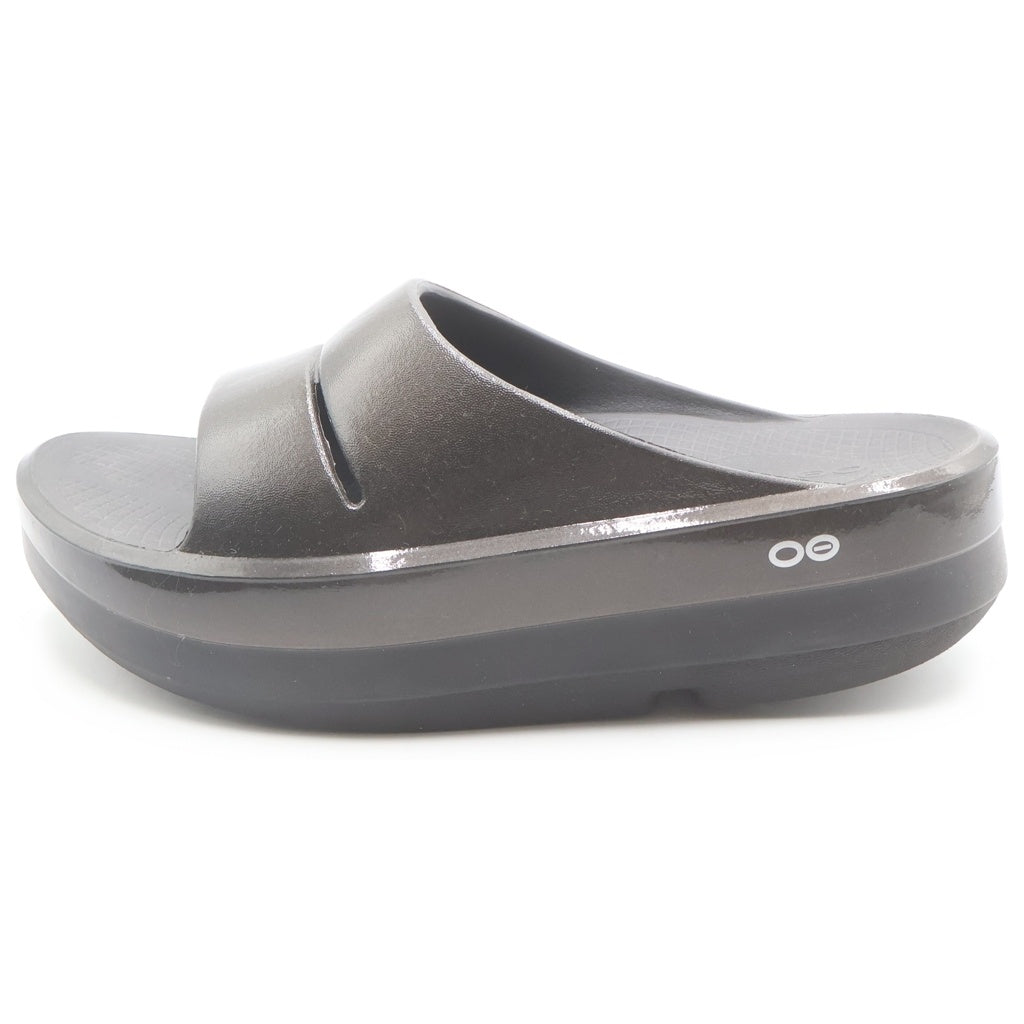 NO BRAND(ノーブランド) OOFOS オーフォス OOmega OOahh Luxe ウーメガ ウーアー ルクス ブラック