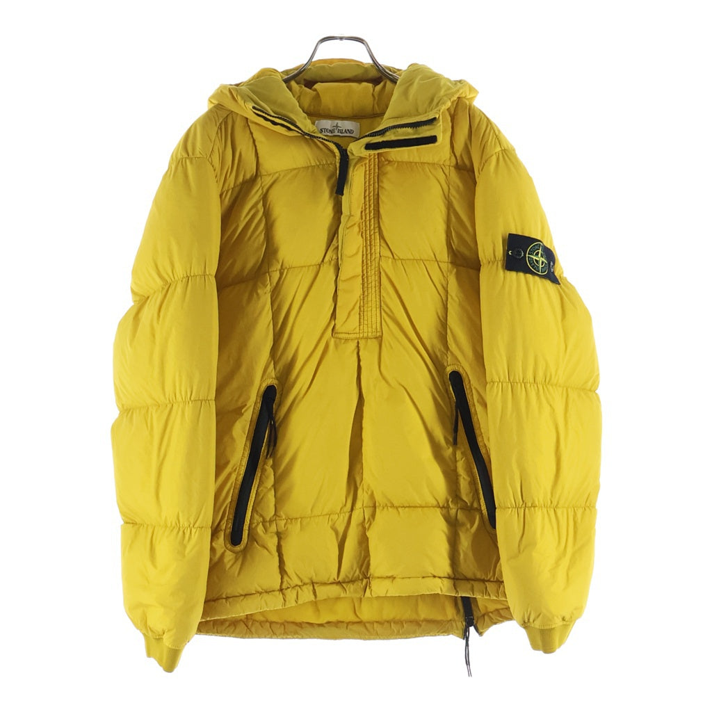STONE ISLAND(ストーンアイランド) ハーフジップ ダウンジャケット イエロー 691541323