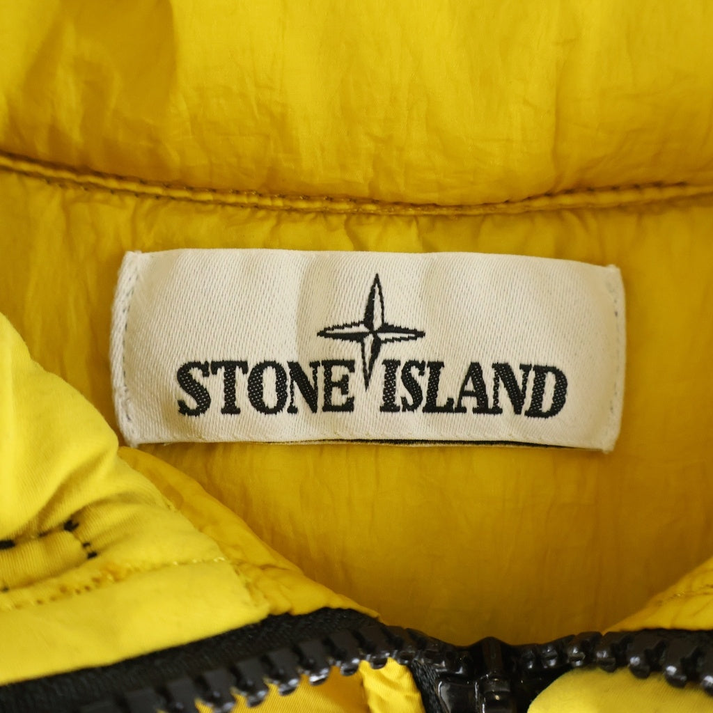 STONE ISLAND(ストーンアイランド) ハーフジップ ダウンジャケット イエロー 691541323