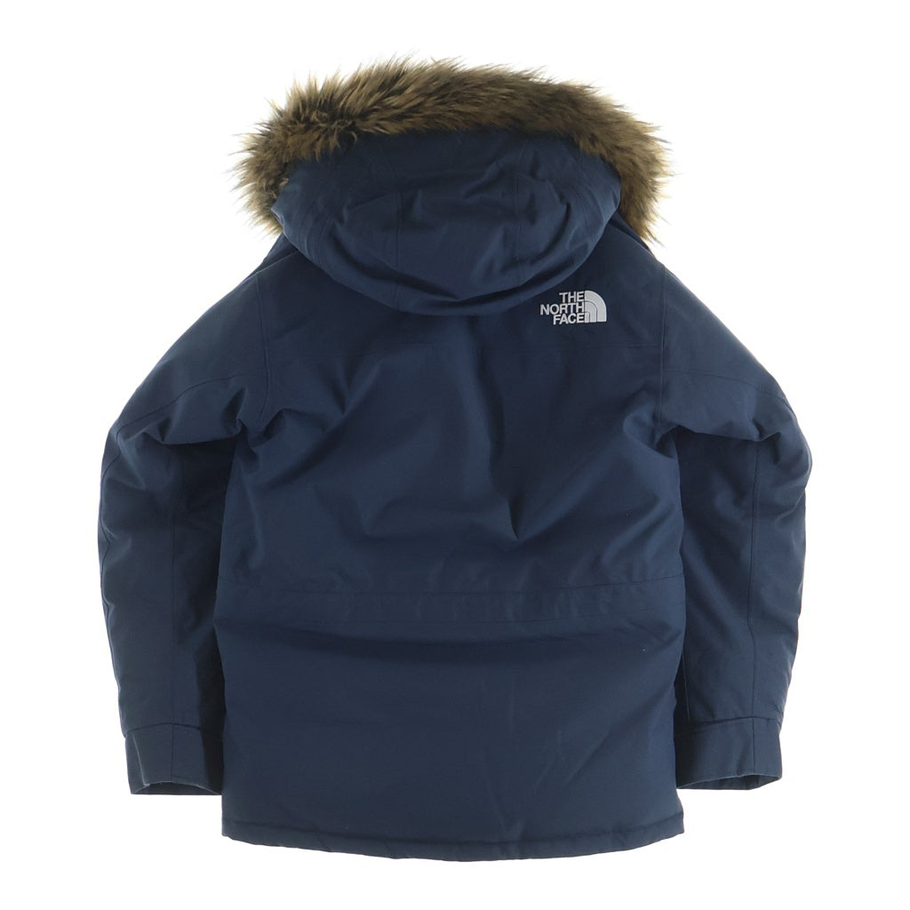 THE NORTH FACE(ザノースフェイス) ANTARCTICA PARKA アンタークティカ ナイロン ロゴ刺繍 ファーフーデッド ダウンジャケット ネイビー ND91707