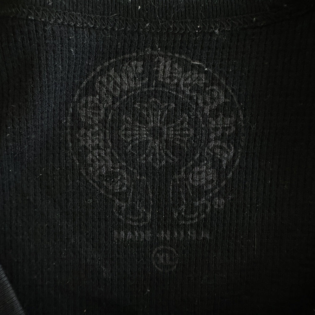 CHROME HEARTS(クロムハーツ) Thermal L S 袖フローラルプリントサーマル長袖カットソー ブラック