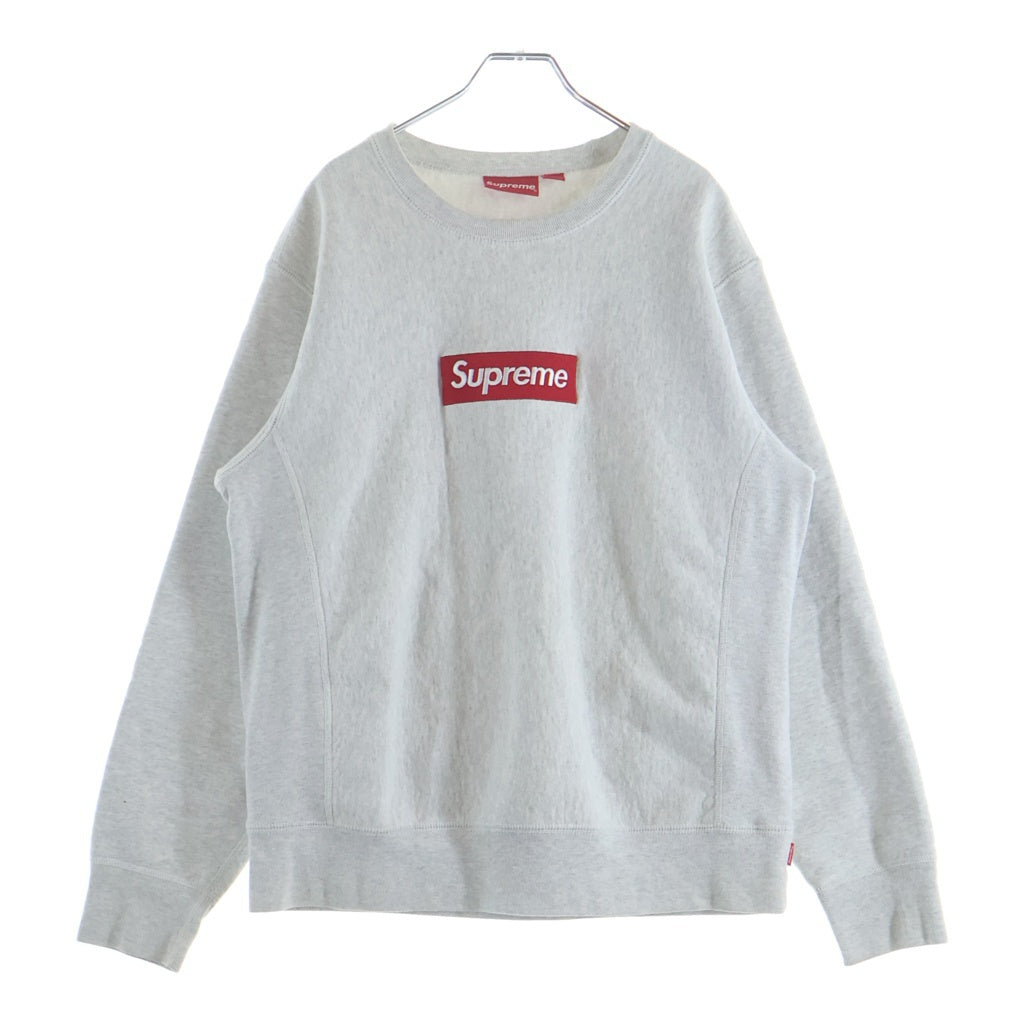 SUPREME(シュプリーム) 18AW BOX LOGO Crewneck Sweatshirt ボックスロゴ クルーネック スウェット トレーナー グレー