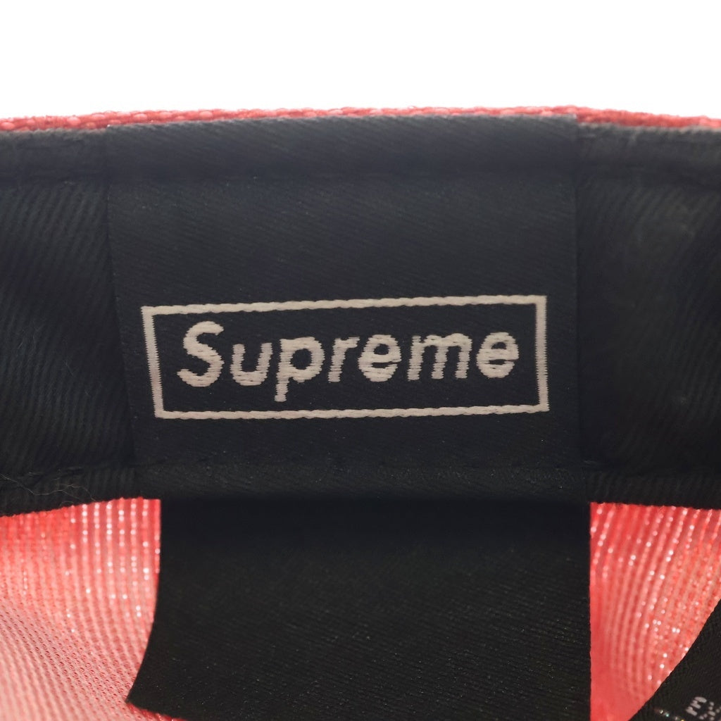 SUPREME(シュプリーム) 18SS Monogram Box Logo モノグラム ボックスロゴ ベースボールキャップ レッド