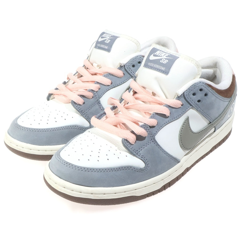 NIKE(ナイキ) ×YUTO HORIGOME DUNK LOW PRO QS FQ1180-001 堀米雄斗 ダンク プロ クイックストライク ローカットスニーカー US9/27cm ホワイト/グレー