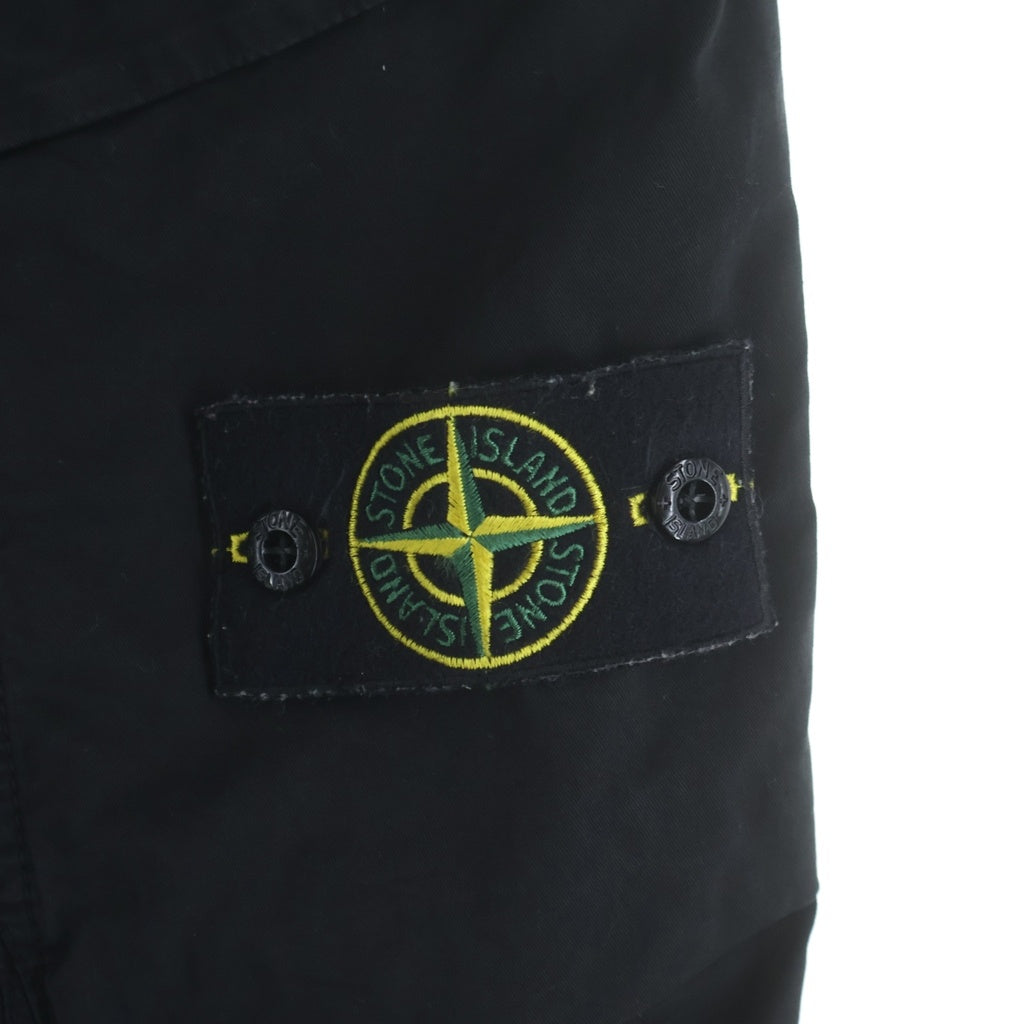 STONE ISLAND(ストーンアイランド) Tapered cargo pants テーパードカーゴパンツ K1S153100016 S0010 ブラック