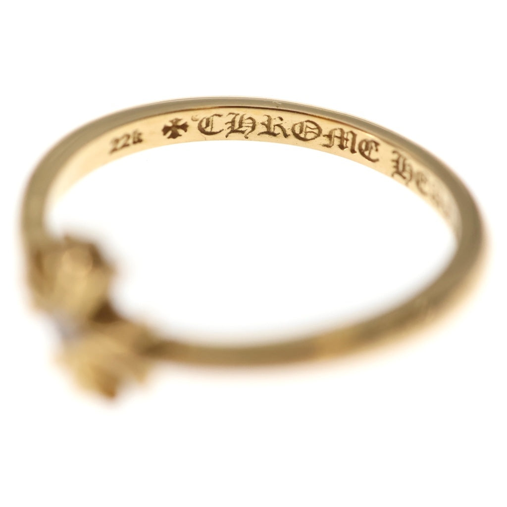 CHROME HEARTS(クロムハーツ) 22K BUBBLGM CH PLS DIA バブルガム CH プラス 1ダイヤ ゴールド リング