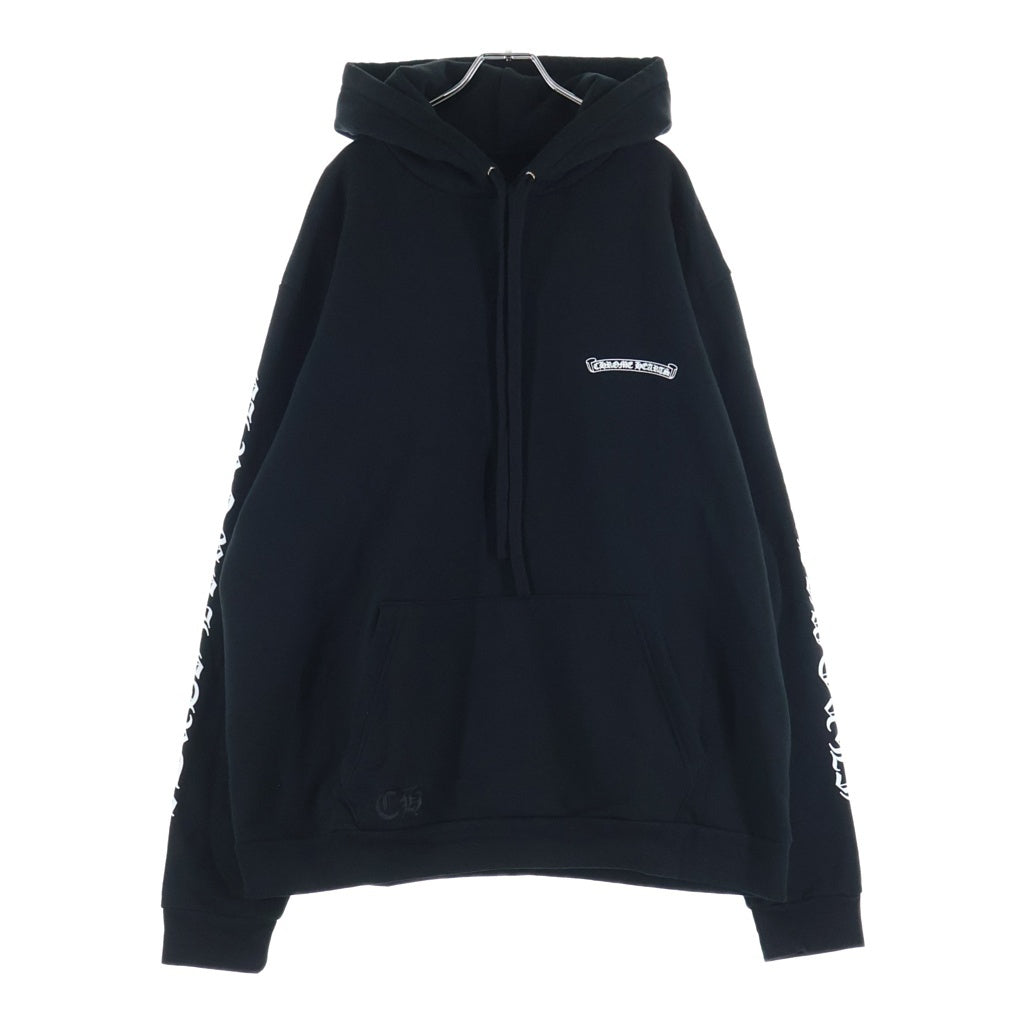 CHROME HEARTS(クロムハーツ) Back Scroll Label Pullover Hoodie バックスクロールラベル プルオーバーパーカー ブラック