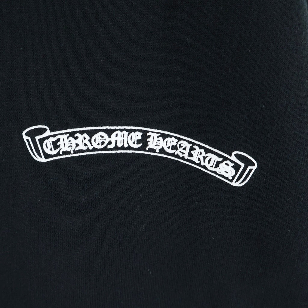 CHROME HEARTS(クロムハーツ) Back Scroll Label Pullover Hoodie バックスクロールラベル プルオーバーパーカー ブラック
