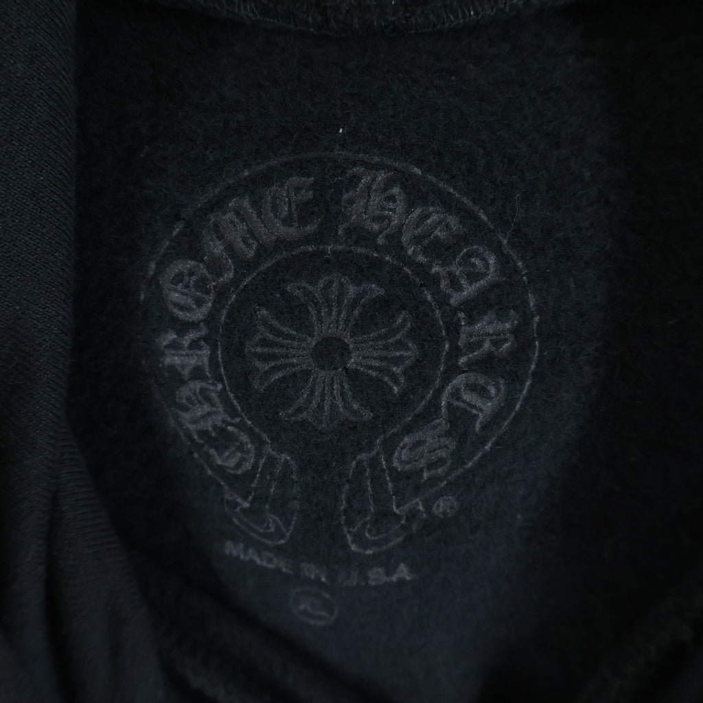 CHROME HEARTS(クロムハーツ) Back Scroll Label Pullover Hoodie バックスクロールラベル プルオーバーパーカー ブラック