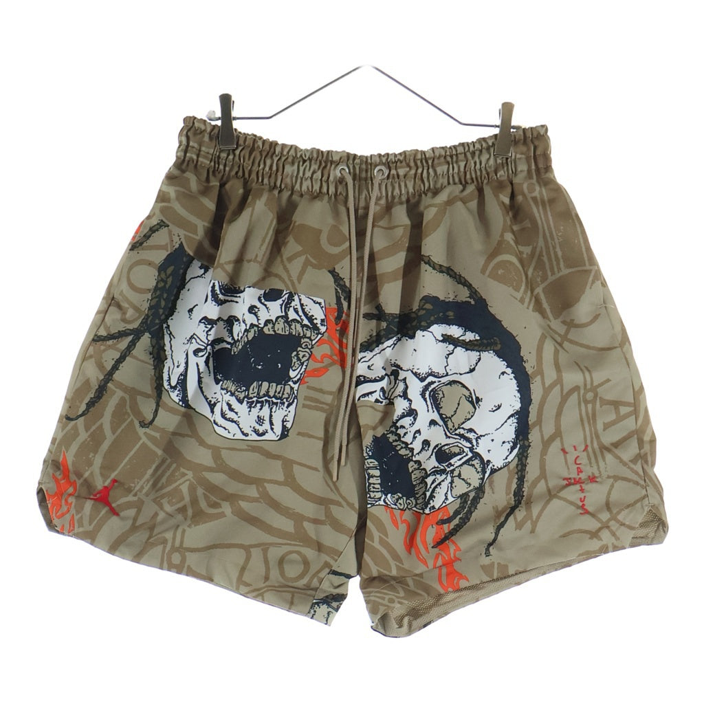 NIKE(ナイキ) ×Travis Scott 21ss Pool Short Pants ジョーダン トラヴィススコット プールショートパンツ CZ0167-247 ブラウン