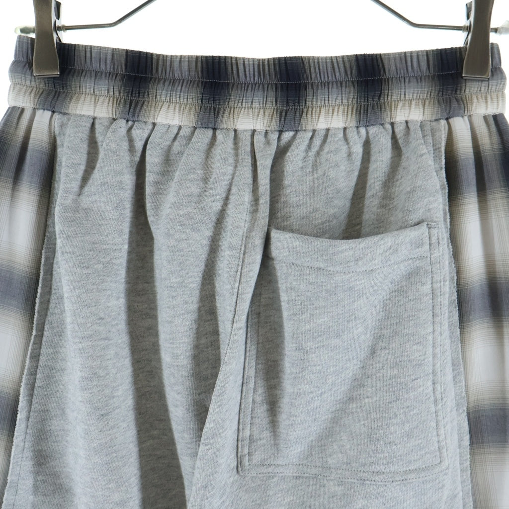 Feng Chen Wang(フェン チェン ワン) Side detail Track Pants サイドデティールトラックパンツ FUS21TR21 グレー