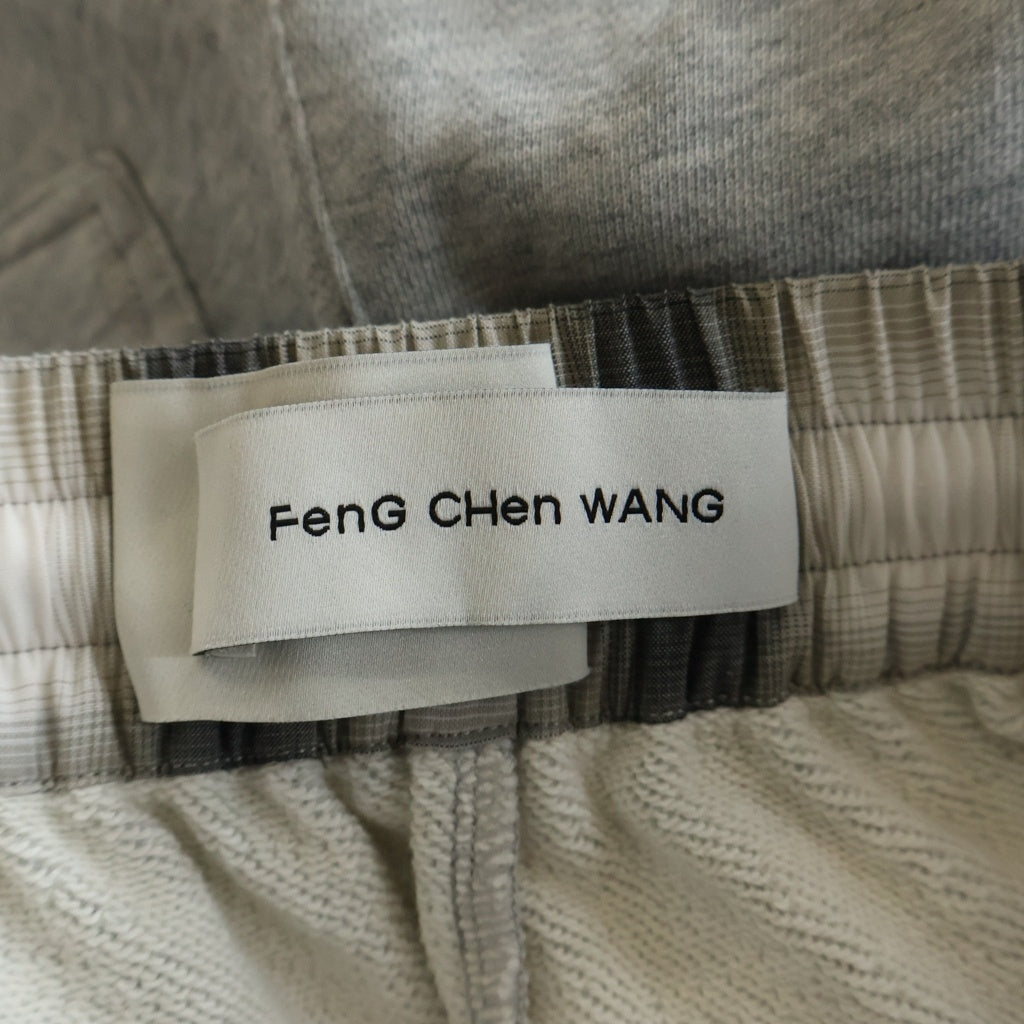 Feng Chen Wang(フェン チェン ワン) Side detail Track Pants サイドデティールトラックパンツ FUS21TR21 グレー