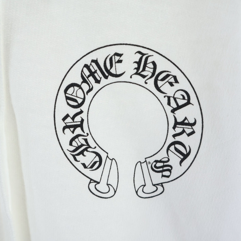 CHROME HEARTS(クロムハーツ) ×MATTY BOY Chomper Horseshoe Hoodie マッティボーイ チョンパー ホースシュー プルオーバーパーカー ホワイト