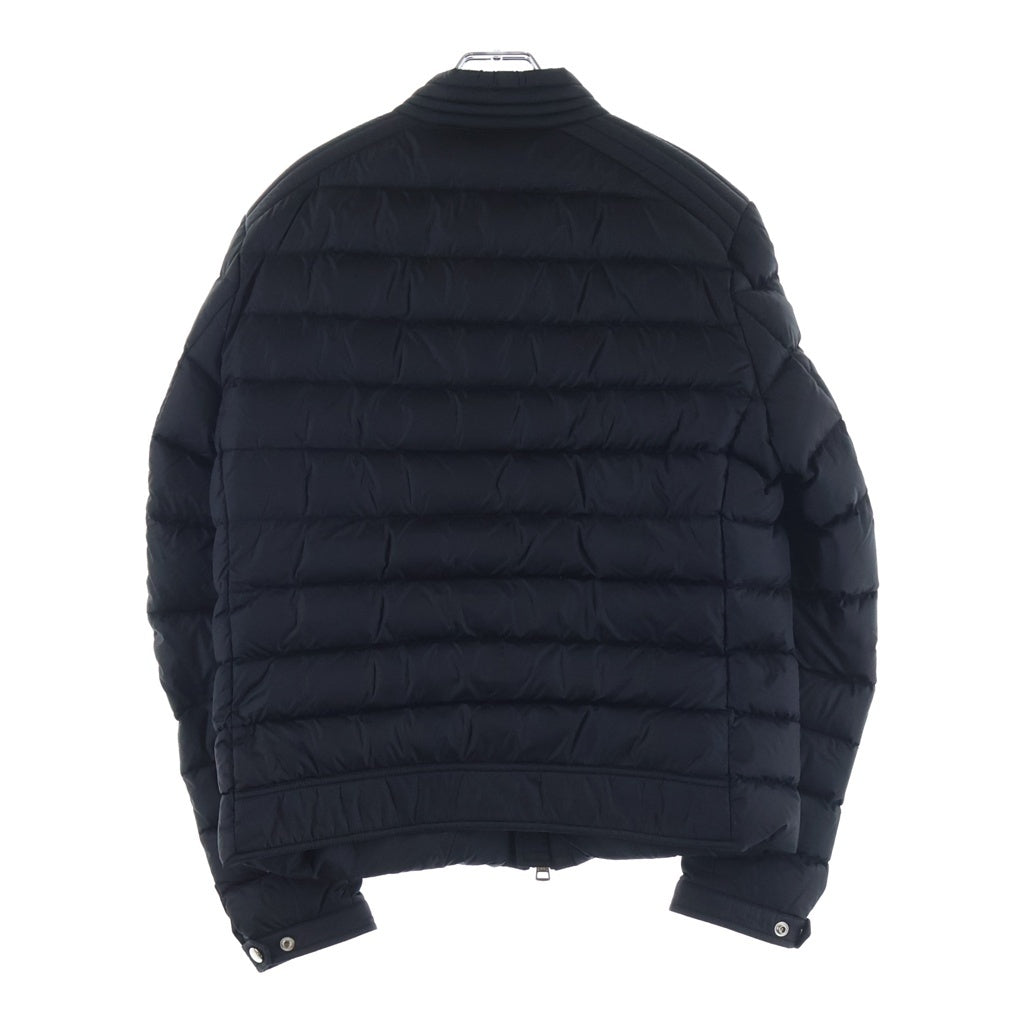 MONCLER(モンクレール) 17AW AMIOT エミオット ワッペンロゴ ライダース ダウンジャケット ブラック C20914030205 68352