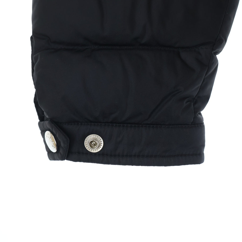 MONCLER(モンクレール) 17AW AMIOT エミオット ワッペンロゴ ライダース ダウンジャケット ブラック C20914030205 68352