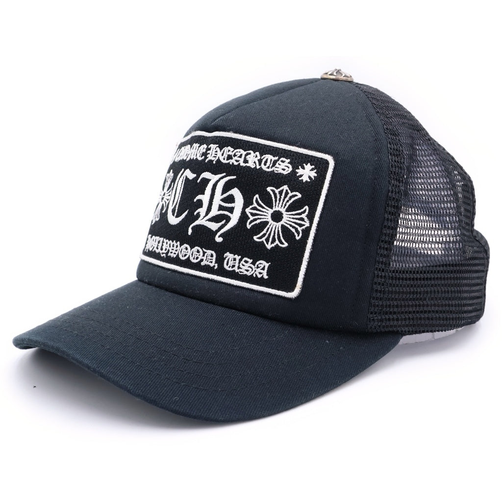 CHROME HEARTS(クロムハーツ) TRUCKER CAP CHパッチ メッシュ トラッカーキャップ 帽子 ブラック