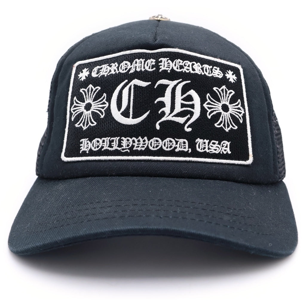 CHROME HEARTS(クロムハーツ) TRUCKER CAP CHパッチ メッシュ トラッカーキャップ 帽子 ブラック