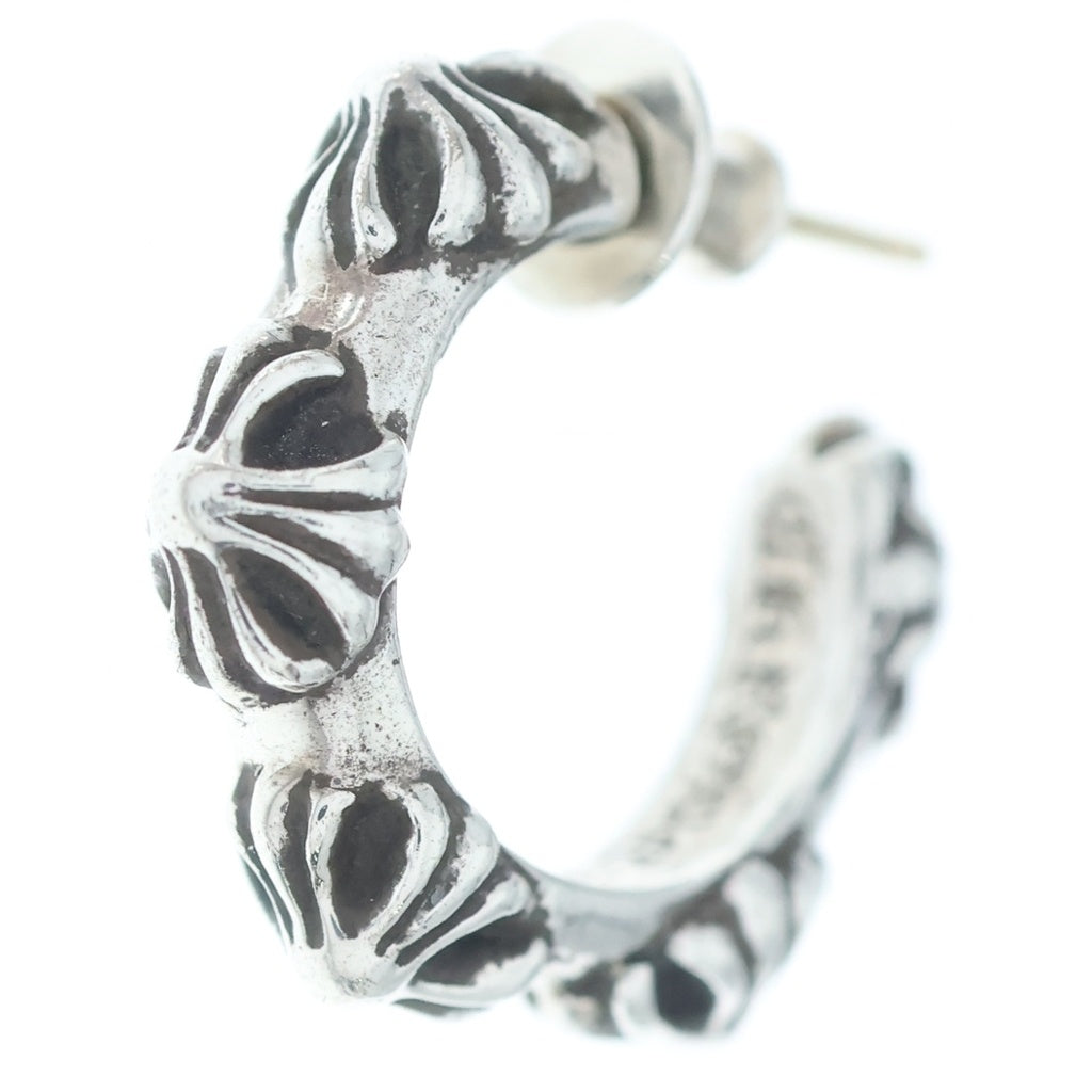CHROME HEARTS(クロムハーツ) HOOP CROSS クロスバンド フープピアス シルバー BCA100