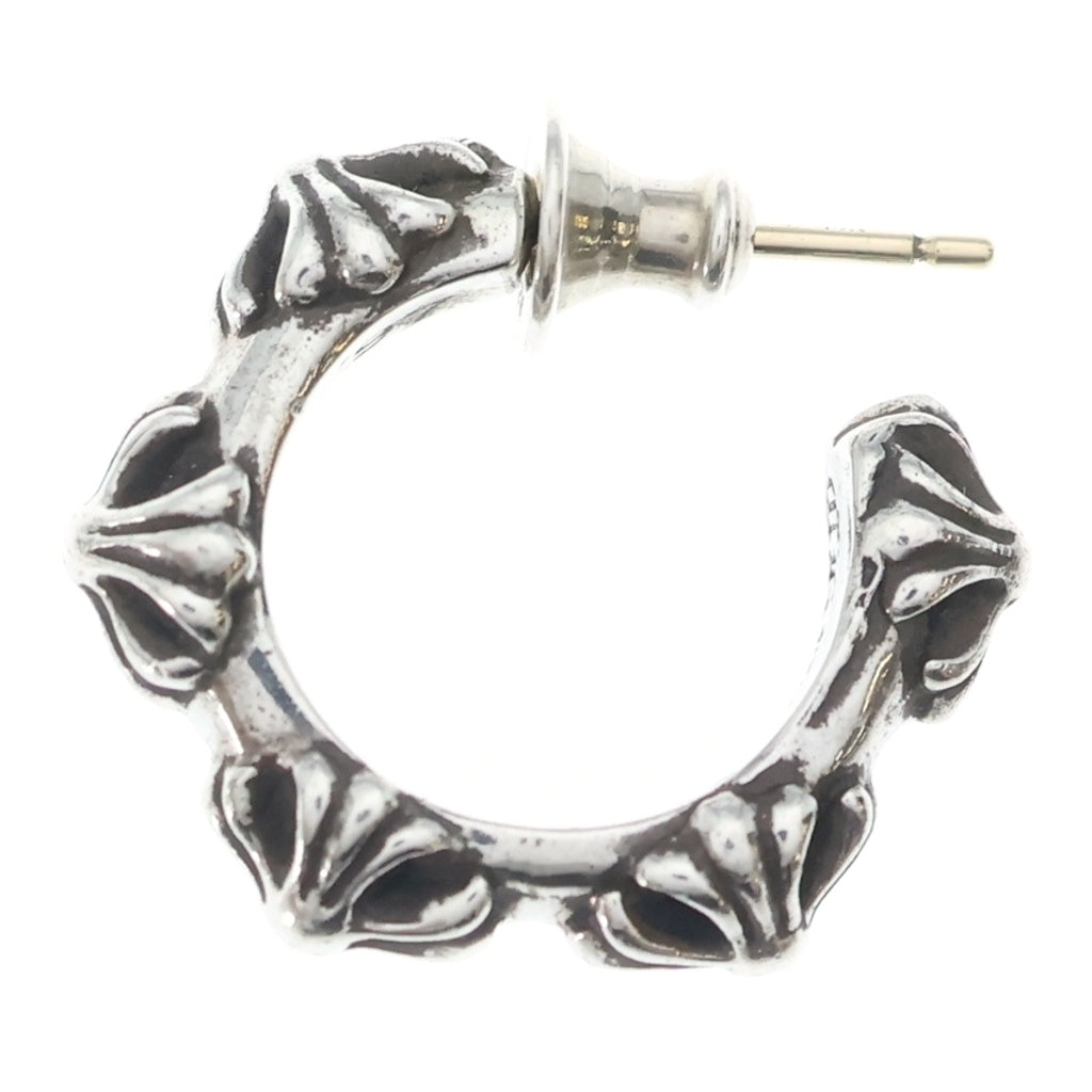 CHROME HEARTS(クロムハーツ) HOOP CROSS クロスバンド フープピアス シルバー BCA100