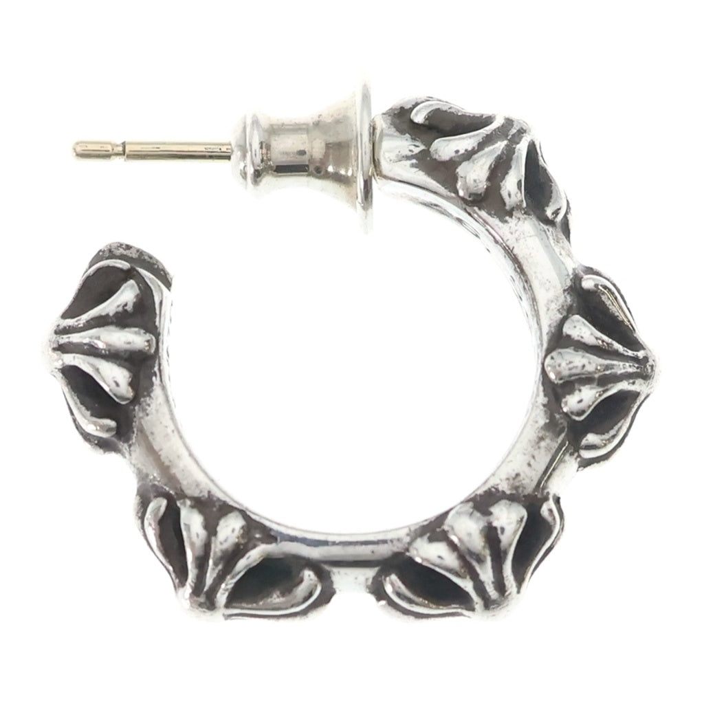 CHROME HEARTS(クロムハーツ) HOOP CROSS クロスバンド フープピアス シルバー BCA100