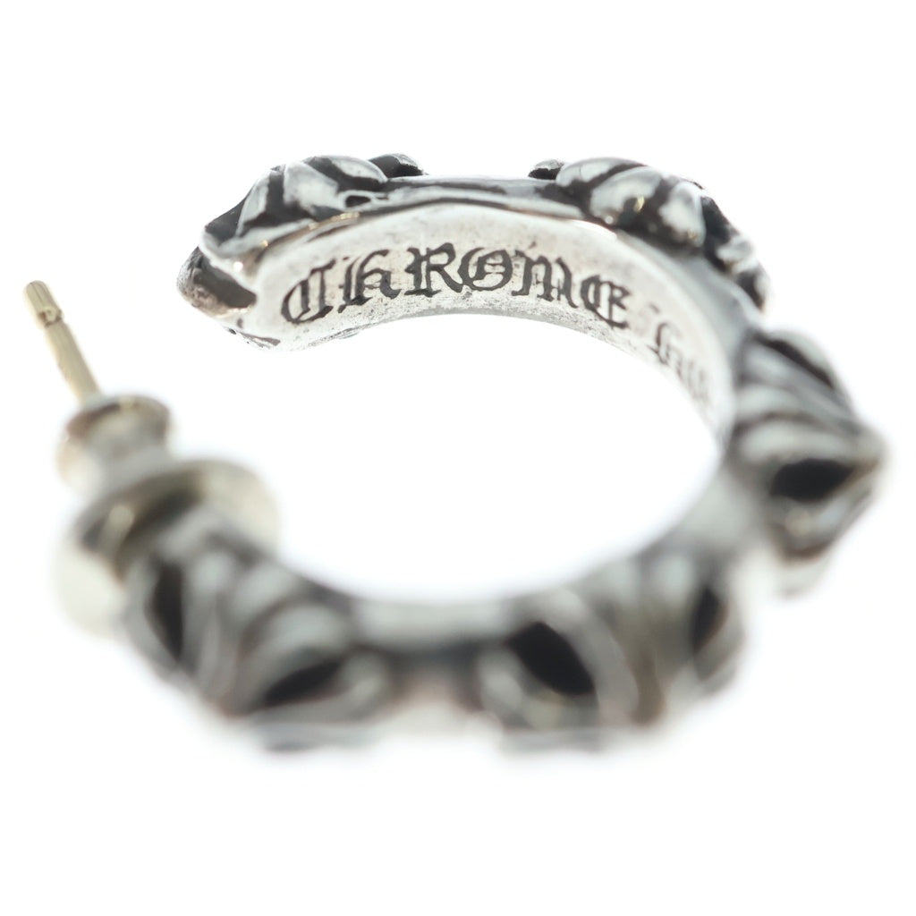 CHROME HEARTS(クロムハーツ) HOOP CROSS クロスバンド フープピアス シルバー BCA100