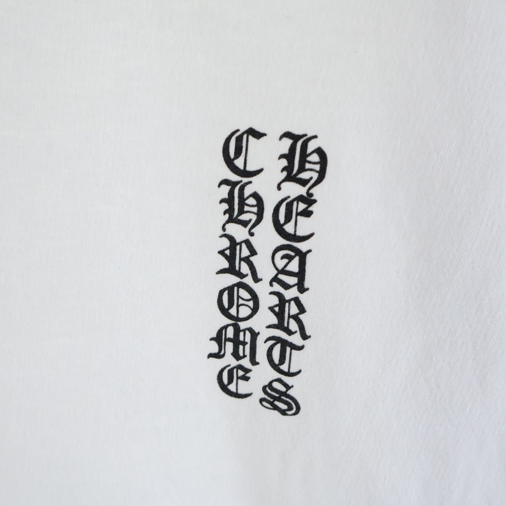 CHROME HEARTS クロムハーツ VERTICAL LOGO HOODIE バーティカルロゴ アームロゴプリント スウェット プルオーバーパーカー ブラック CHROME HEARTS(クロムハーツ) VERTICAL LOGO HOODIE バーティカルロゴ