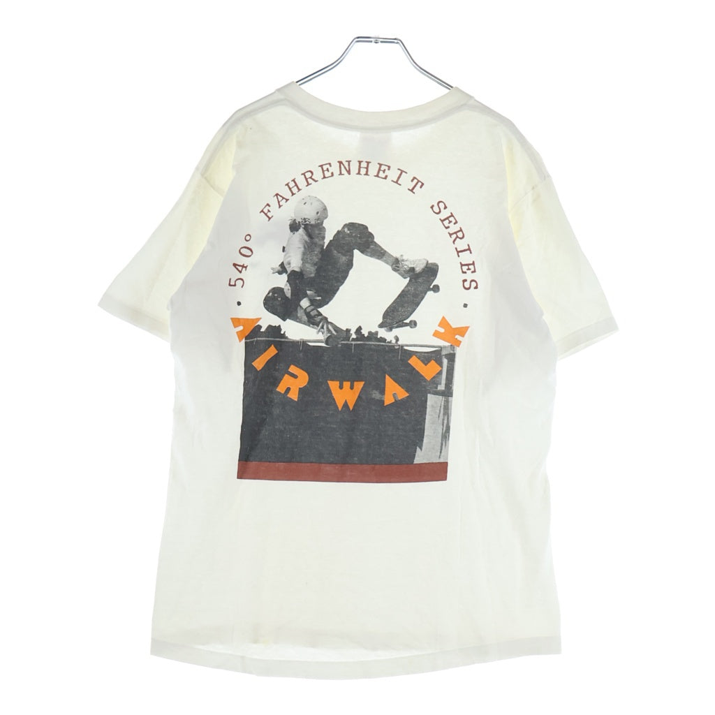 VINTAGE(ヴィンテージ) 80s-90s AIRWALK FAHRENHEIT SERIES エアウォーク クルーネックTシャツ ホワイト