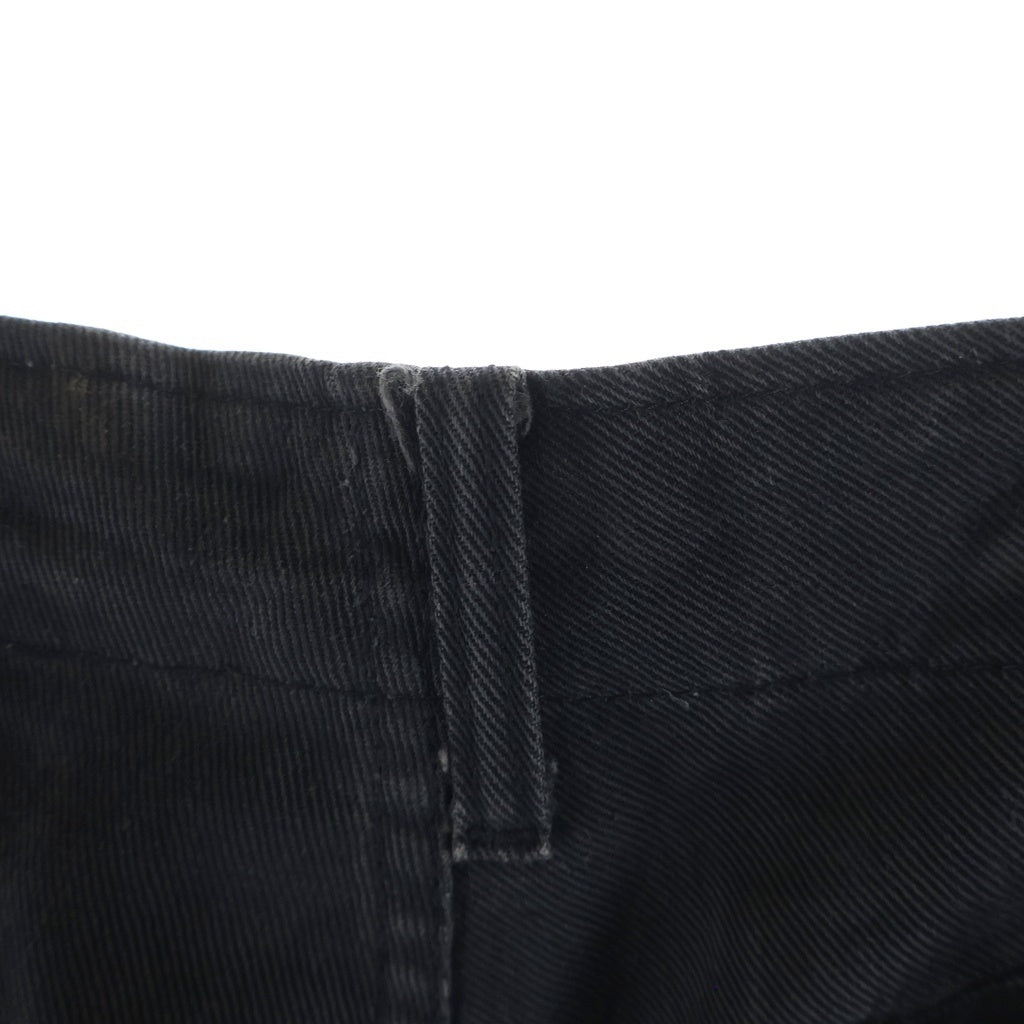 LEE(リー) 60s-70s 42TALON フリスコ ユニチケ コットン100 月桂樹サスペンダーボタン ツイル ブラック
