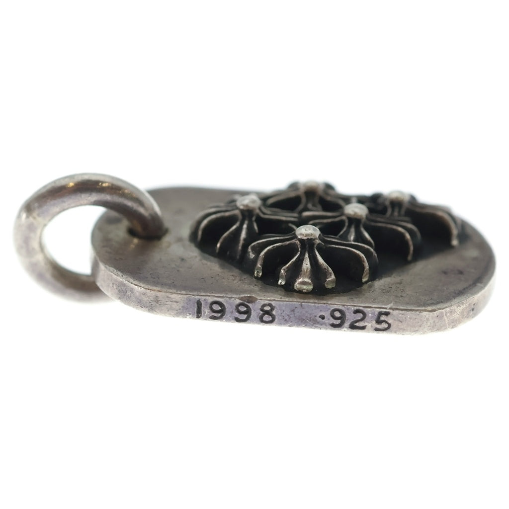 CHROME HEARTS(クロムハーツ) RAISED DOGTAG レイズドドッグタグ チャーム ネックレストップ シルバー
