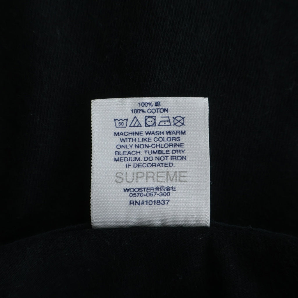 SUPREME(シュプリーム) 22SS ×BURBERRY Box Logo Tee バーバリー ボックスロゴ クルーネック 半袖Tシャツ カットソー ブラック