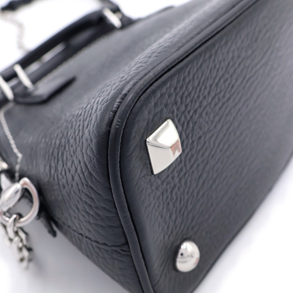 Maison Margiela(メゾンマルジェラ) 5AC クラシック マイクロ 2WAY ハンドバッグ S56WG0081-P4455 ブラック レディース
