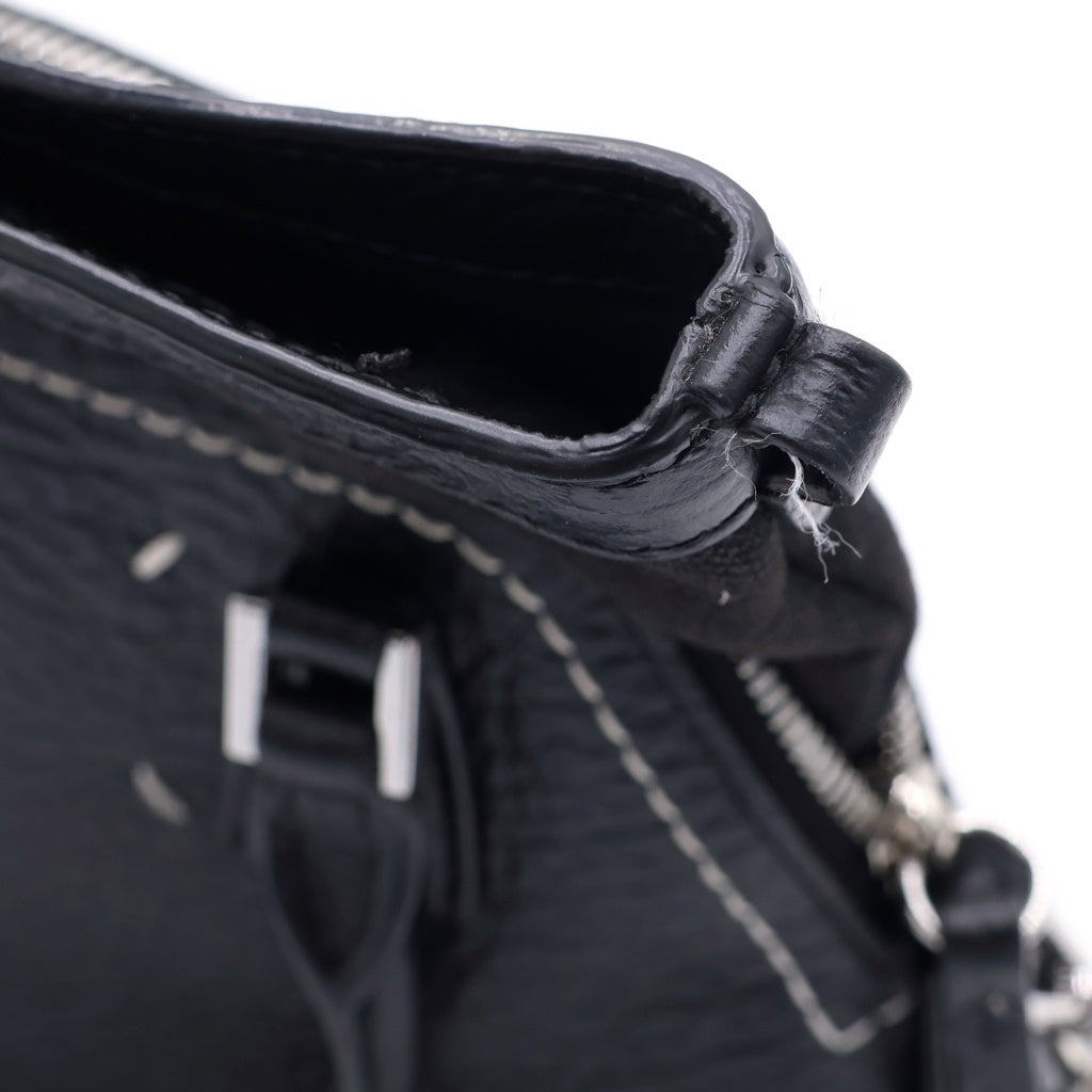 Maison Margiela(メゾンマルジェラ) 5AC クラシック マイクロ 2WAY ハンドバッグ S56WG0081-P4455 ブラック レディース