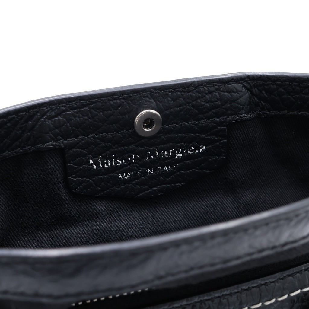 Maison Margiela(メゾンマルジェラ) 5AC クラシック マイクロ 2WAY ハンドバッグ S56WG0081-P4455 ブラック レディース