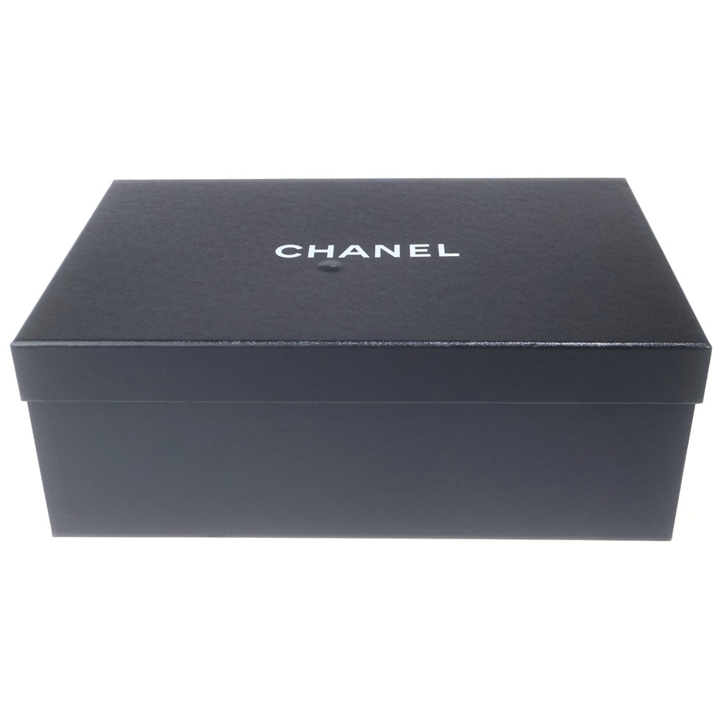 CHANEL(シャネル) ココマーク ファブリック スウェード ローカットスニーカー ブラック G38294