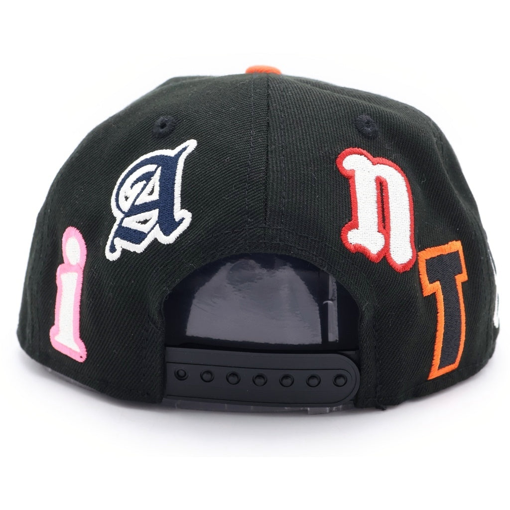 SAINT MICHAEL(セントマイケル) ×NEW ERA GIANTS NE_CAP 読売ジャイアンツ コラボキャップ SM-HR8-0000-C49 ブラック