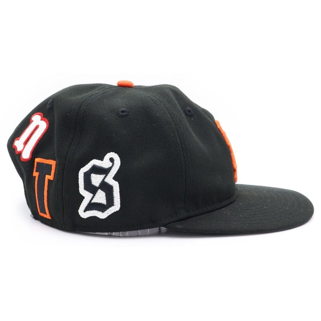 SAINT MICHAEL(セントマイケル) ×NEW ERA GIANTS NE_CAP 読売ジャイアンツ コラボキャップ SM-HR8-0000-C49 ブラック