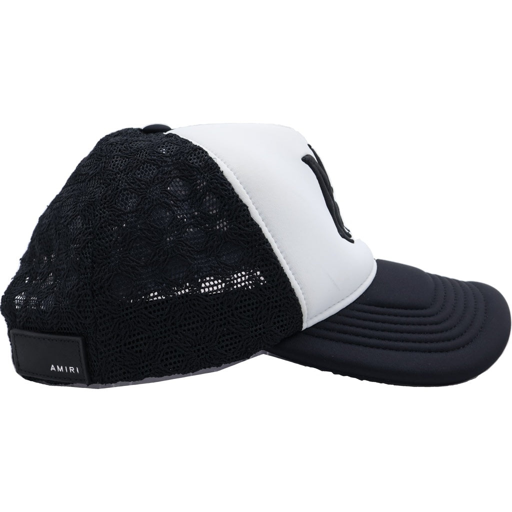 AMIRI(アミリ) MA TWO TONE TRUCKER HAT メッシュトラッカーキャップ AMHA TR1030 ブラック/ホワイト