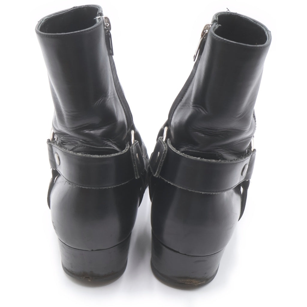 SAINT LAURENT PARIS(サンローランパリ) Wyatt Harness Ring Boot ワイアットハーネス リングブーツ ブラック