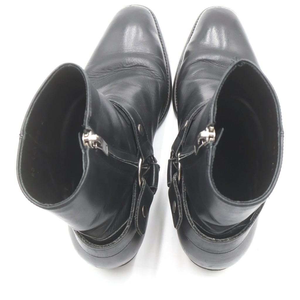 SAINT LAURENT PARIS(サンローランパリ) Wyatt Harness Ring Boot ワイアットハーネス リングブーツ ブラック