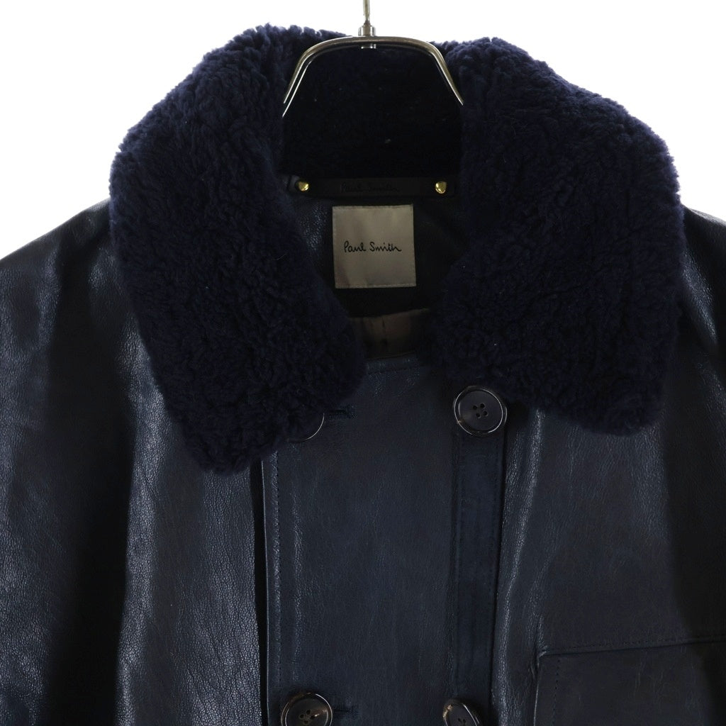 Paul Smith(ポールスミス) ダブルブレスト ゴートレザーブルゾン